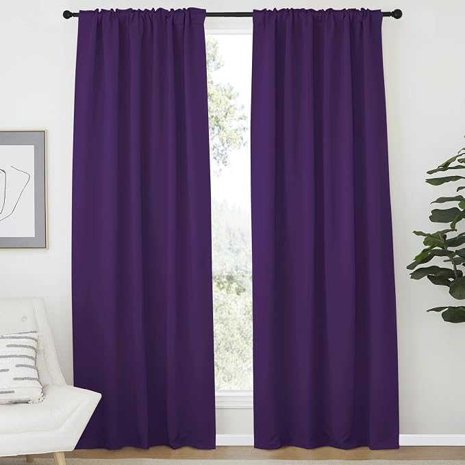 NICETOWN Bedroom Curtains Blackout Panels - Image 2