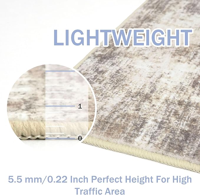 Abstract Runner Rug 3x20 Ft Extra Long Washable Runners - Image 6