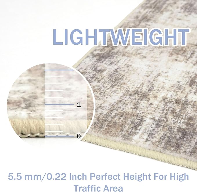Abstract Runner Rug 3x14 Ft Washable Runners - Image 5