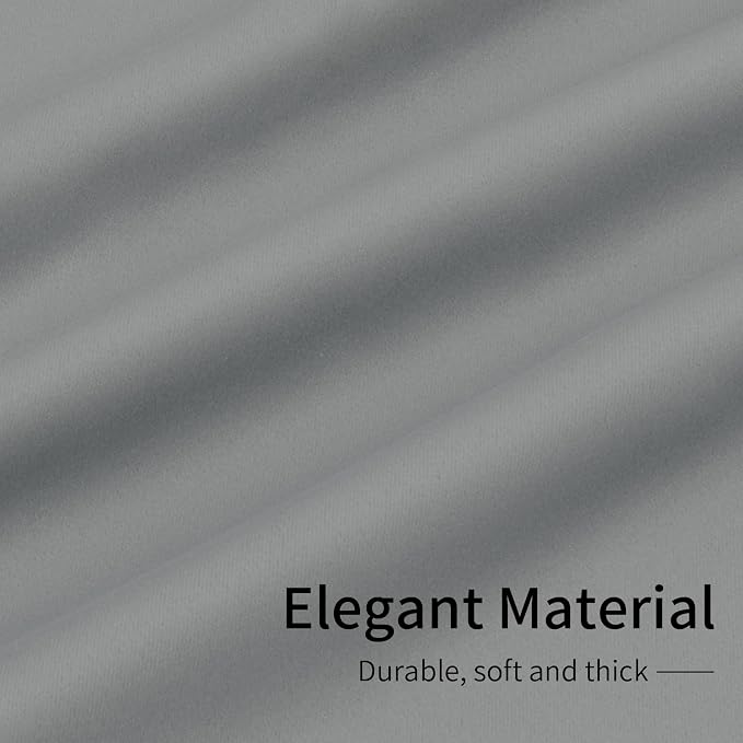 Easy-Going Blackout Curtains for Bedroom, Solid Thermal Insulated Grommet and - Image 6