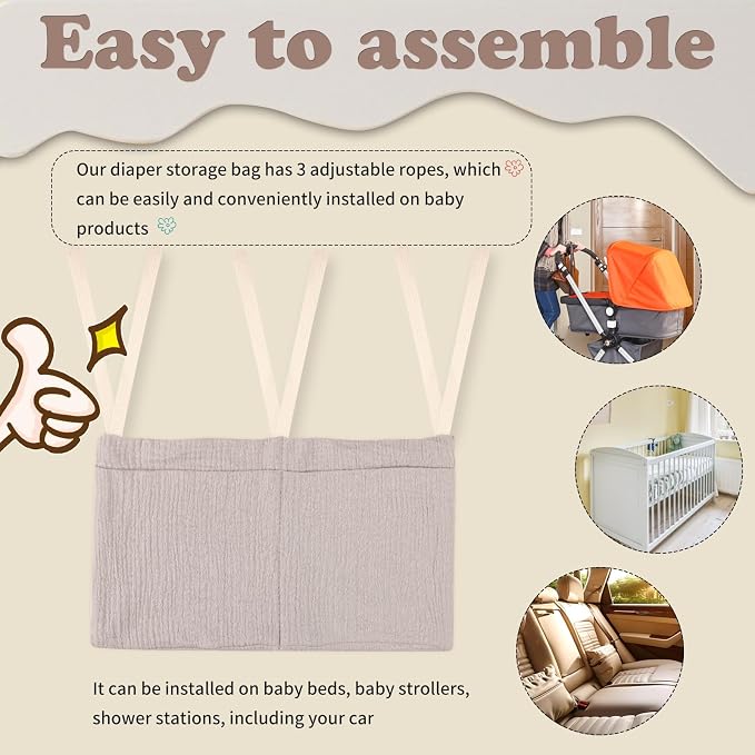 Dormitory Bed-Bunk Organizing Bag Nappy-bags Organizer Bedside Hanging Bags - Image 4