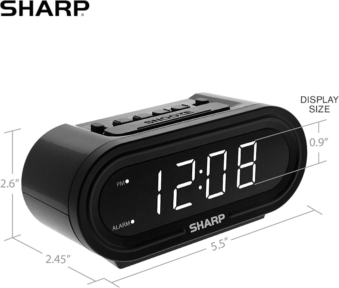 Sharp AccuSet Self-Setting Alarm Clock - Image 5