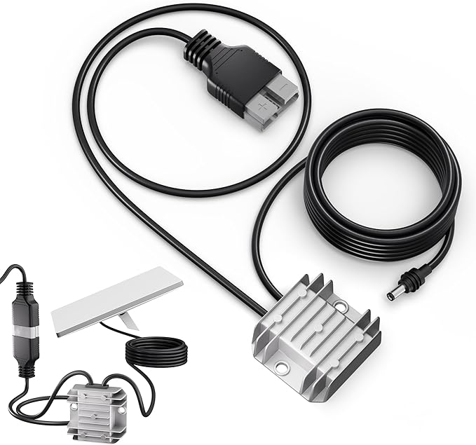Starlink Mini Cable 50A Anderson Connector with Step Up Converter 12V to 30V, Starlink Mini Power Cable Anderson Plug 23FT/7M