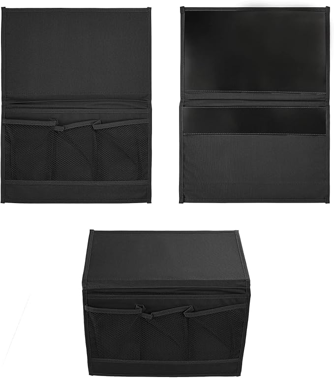 Surblue Bedside Caddy 4 Pockets Bedside Storage Organizer - Image 3