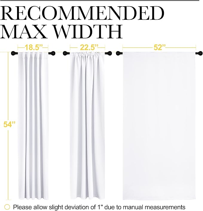 NICETOWN Window Treatment Curtain Panels - Image 8