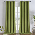 Joydeco 100% Blackout Curtains Velvet Black Out Curtain 120 Inch Drapes | by JOYDECO