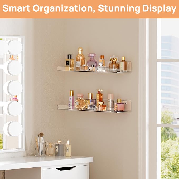 upsimples 2 Pcs 15" Acrylic Shelves - Image 5