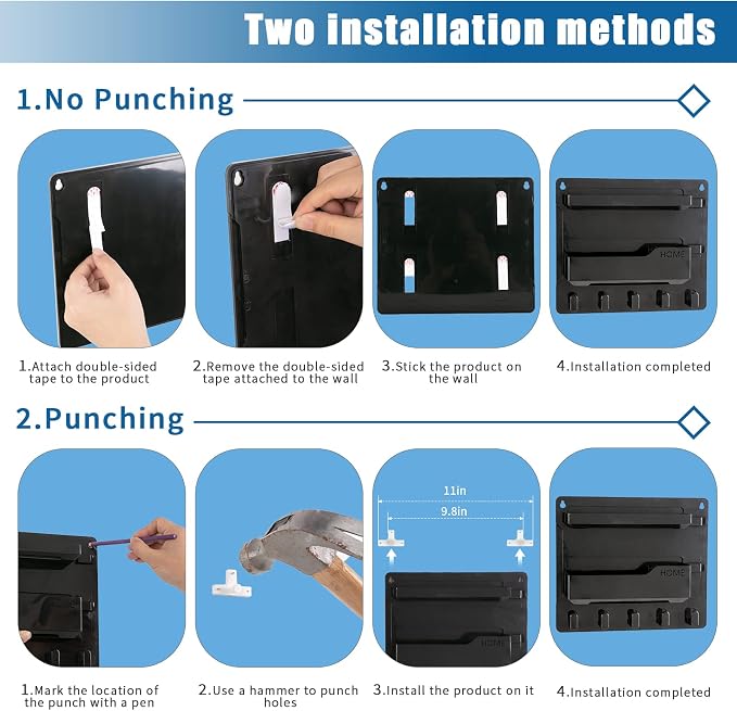 YONGAIJIA Bedside Shelf Wall Mount - Image 6