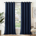 Deconovo Blackout Curtains for Bedroom and Living Room 84 Inches Long | Black by Unknown
