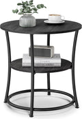 VASAGLE 21.7-Inch Round Side Table, 2-Tier End Table | Nightstand by Unknown