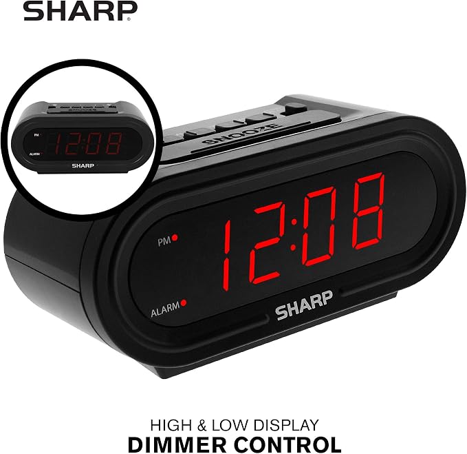 Sharp AccuSet Self-Setting Alarm Clock - Image 5