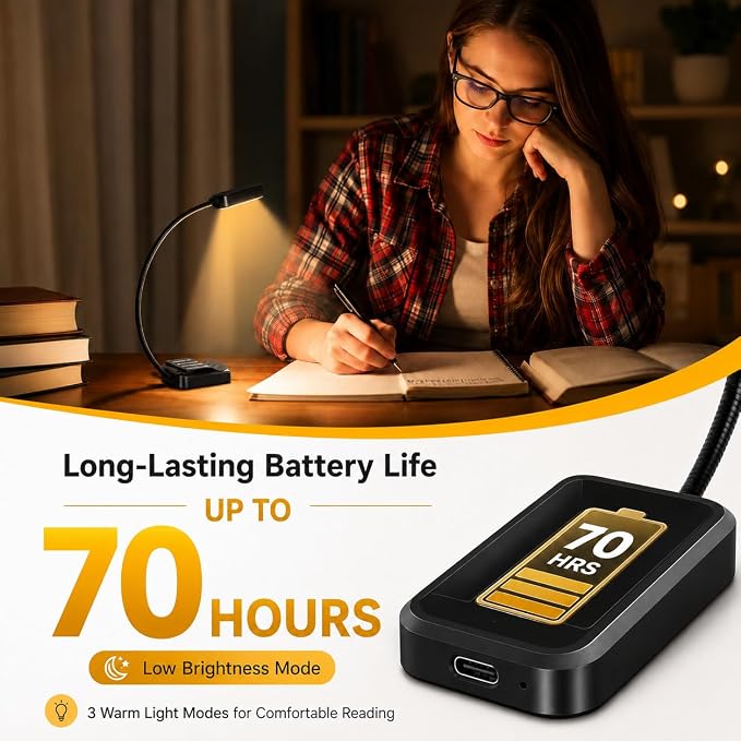 2 Pack Rechargeable Book Lights - Image 6