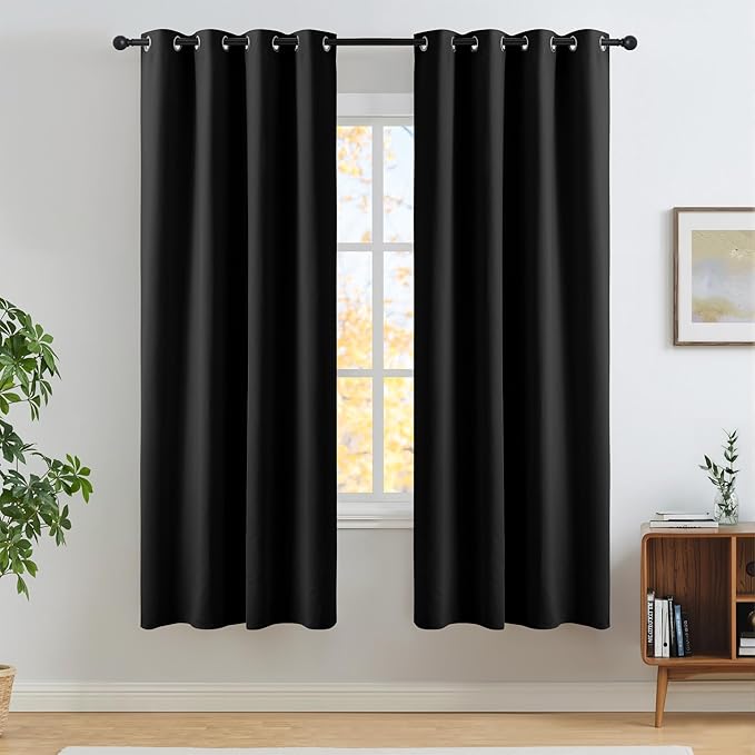 NICETOWN 100% Blackout Window Curtains 72 inches Long 2 Panels Set, Thermal by NICETOWN