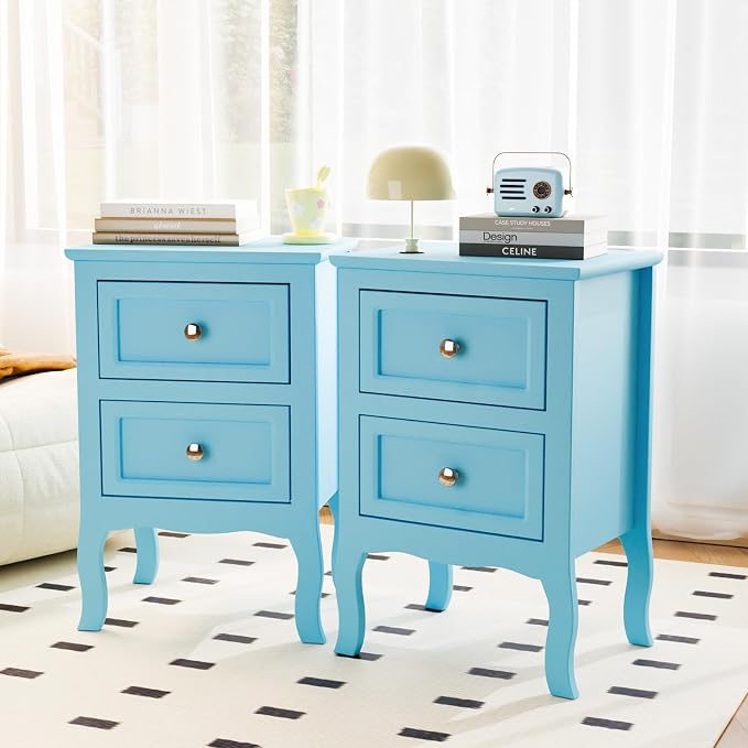 Bonnlo Nightstand Set of 2, Nightstands by Bonnlo