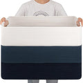 OIAHOMY 108L Extra Large Blanket Basket Dog Toy Basket Gradient Blue | by MasterofSpaceOptimization