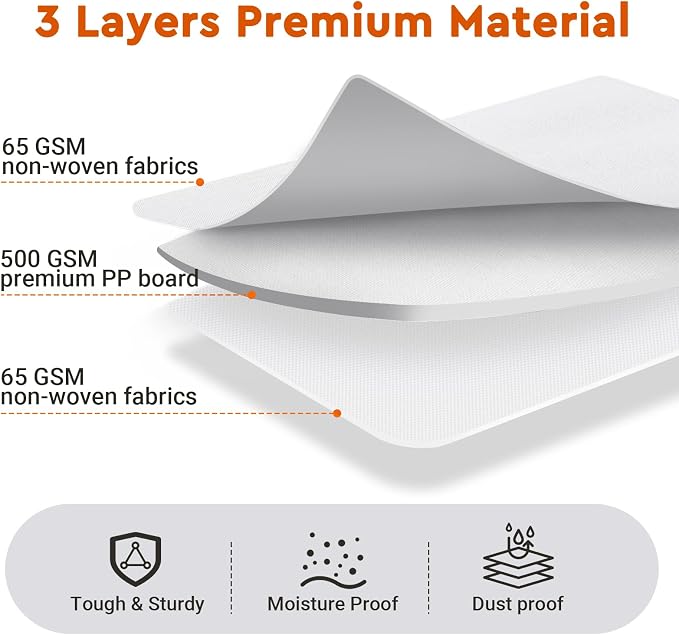 StorageTastic 2 Pack Bed Sheet Closet Organizers and Storage, Sturdy Foldable - Image 3