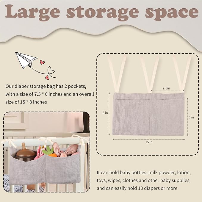 Dormitory Bed-Bunk Organizing Bag Nappy-bags Organizer Bedside Hanging Bags - Image 3