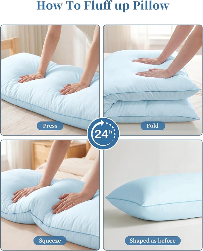 YZ HOME Full Body Pillow Insert -Large Long Bed Pillow - Image 7