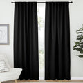 NICETOWN Black Blackout Curtains by NICETOWN