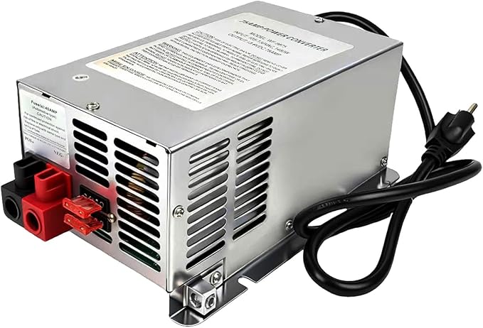 WF-9875 75 Amp Power Converter, WF-9875-AD, Replace for Trailer Camper 9800 Series,WF-9875-MBA,WF-9875-AD-MBA, 75 Amp Power Converter for Rv, 5 Years Warranty