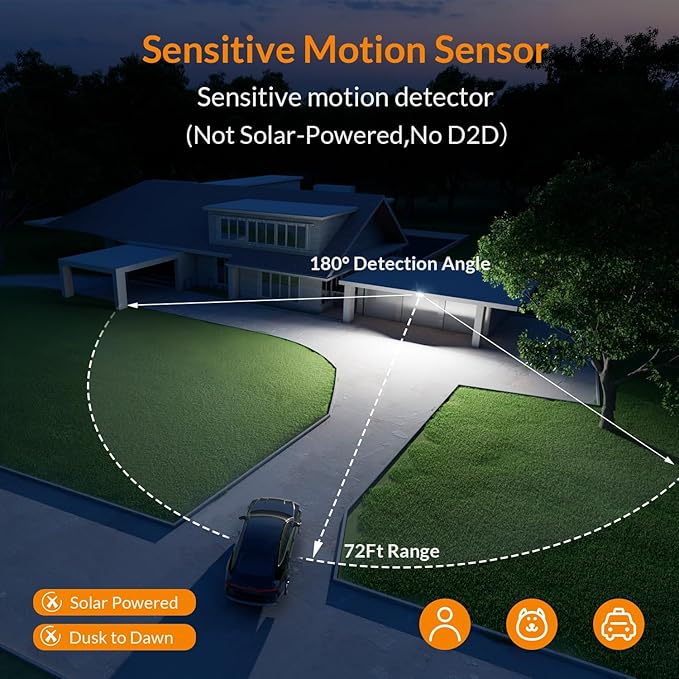LEPOWER LED Security Light Motion Sensor Light Outdoor, 38W 4200LM Motion Security Light, 5500K, IP65 Waterproof, 3 Head Motion Detected Flood Light for Garage, Yard, Porch (Brown)