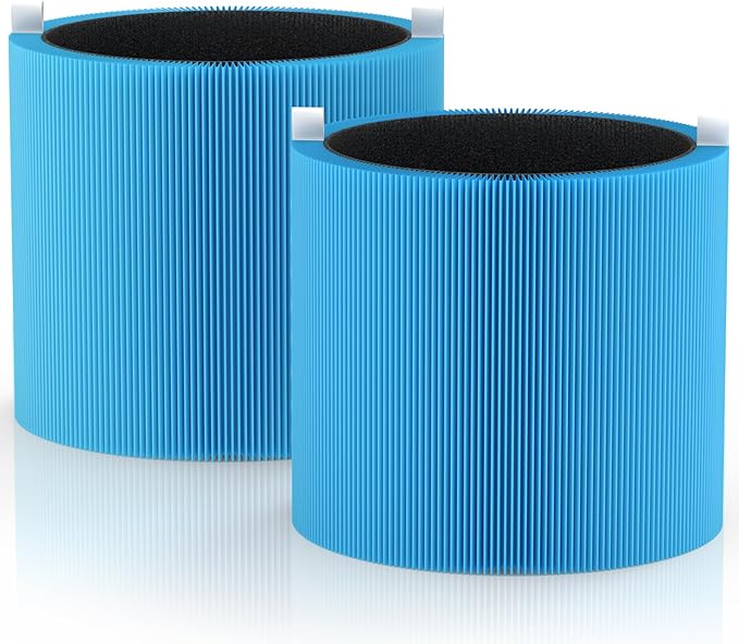 411i Max 411a Replacement Filters for Blueair 411i Max and 411a Max Air Purifie-r, F4MAX hepa and Activated Carbon Filter, 2 Pack