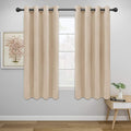 Easy-Going Thermal Grommet Blackout Curtains, 2 Panels 52x46 in, Noise Reduction by Easy-Going