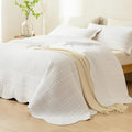 Lady Ann Oversized King Quilt 128x120, Lightweight & Soft Farmhouse Coverlet by LadyAnn