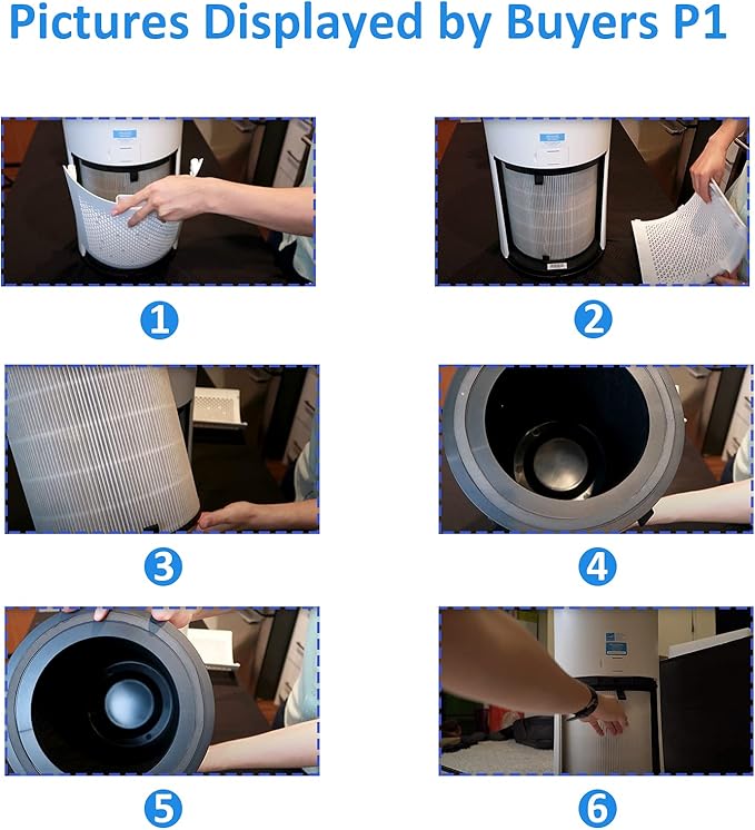 Tablenco for LEVOIT LV-H133 Air Purifier Replacement Filter Set -True and Activated Carbon Filters -Compatible with Tablenco LV-H133-RF Filter Set for 3-in-1 LV-H133 Air Purifier