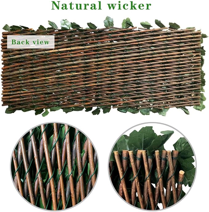 Expandable Faux Ivy Fence Privacy Screen - Image 4