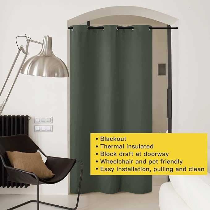 NICETOWN Temporary Portable Blackout Curtains - Image 8