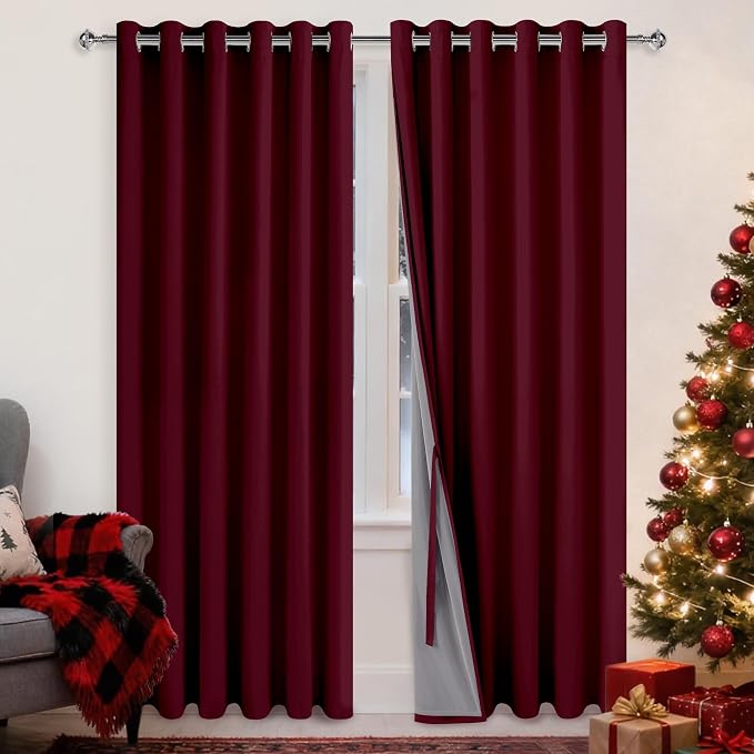 XWZO 100% Blackout Curtain Panels by XWZO