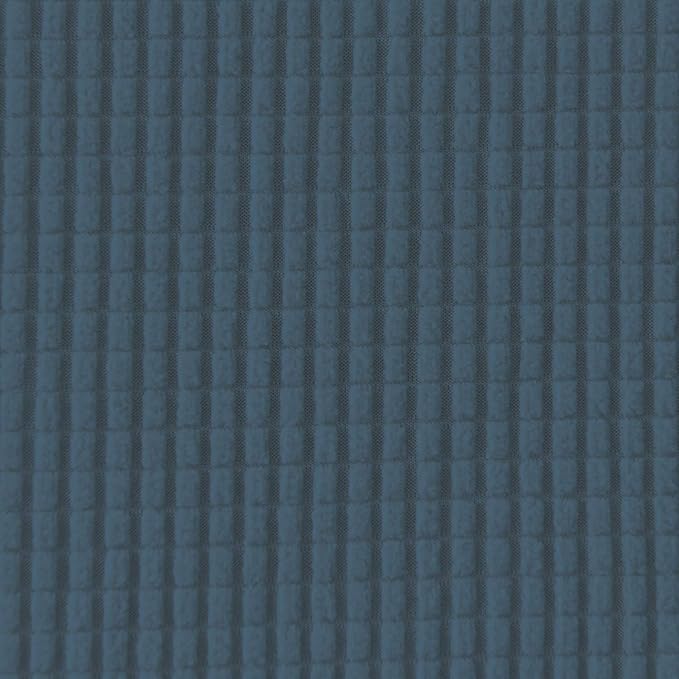 Easy-Going Stretch Loveseat Slipcover 1-Piece Sofa Cover Furniture Protector Couch Soft with Elastic Bottom for Kids Polyester Spandex Jacquard Fabric Small Checks (Loveseat, Bluestone)