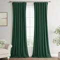 Joywell 100% Blackout Linen Curtains 84 Inch Long by Joywell