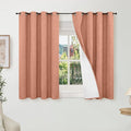 Linen Blackout Curtains 54 Inches by Lajode