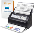 Plustek PS186 Desktop Document Scanner, with 50-Pages Auto Document Feeder (ADF). for Windows 7/8 / 10/11 (Intel/AMD only)