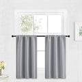 RYB HOME Kitchen Blackout Curtains Over Sink 36 inch Length, Rod Pocket | by RYBHOME