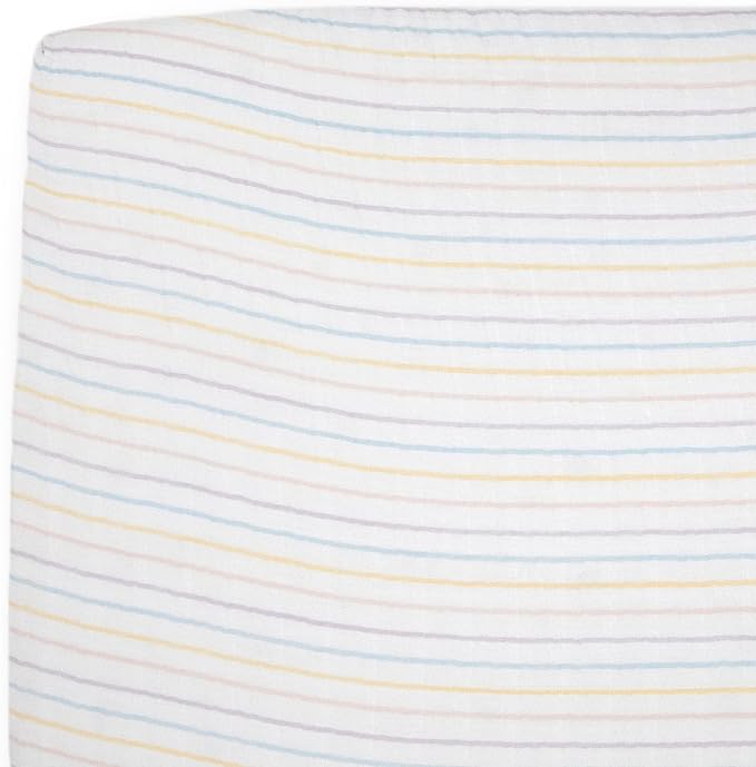 Little Unicorn Toddler Bedding 3-Piece Set | Super Soft & Breathable Muslin Fabric | for Convertible Cribs & Toddler Beds (Unicorns)