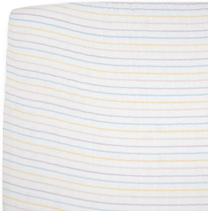 Little Unicorn Toddler Bedding 3-Piece Set | Super Soft & Breathable Muslin Fabric | for Convertible Cribs & Toddler Beds (Unicorns)