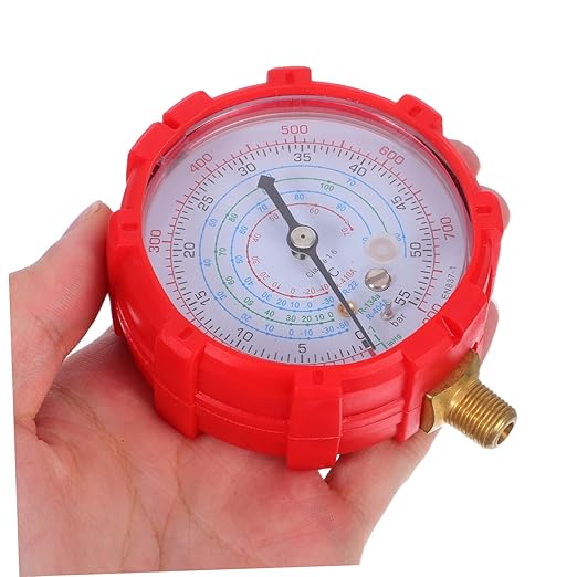 AKOOSY Automotive Gauge Set Multi Compatible Air Conditioning Pressure Monitoring Tool with Recharge Measuring Hose for Efficient Vehicle Repair and Maintenance