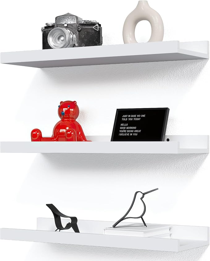 RICHER HOUSE 3-Set Floating Shelves by RicherHouse