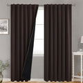 BGment Brown 100% Blackout Curtains by BGment
