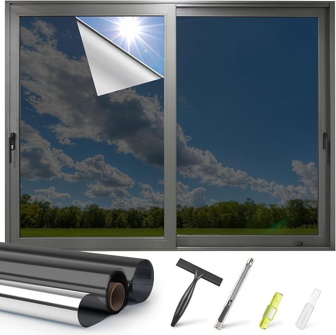 Kromapolis One Way Window Tint Film, 45.2″ x 78.7″ | Heat Control Anti UV by Kromapolis