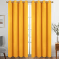 Diraysid Yellow Grommet Blackout Curtains by Diraysid%2C+refresh+your+life