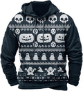 Halloween Hoodie Men Graphic Pumpkin Ghost Printed Sweatshirt Casual Trendy Long Sleeve Halloween Hooded Tops with Pockets