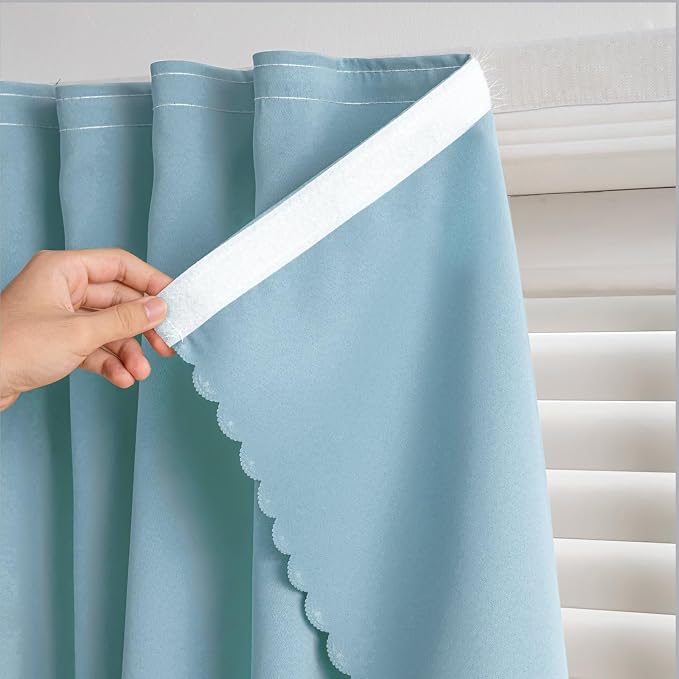 Magic Tape Blackout Curtains by gonnrly