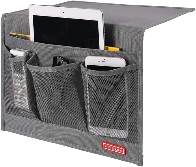 Bedside Caddy, Bedside Organizer Caddy Under Mattress, Holds Magazines by Falaku