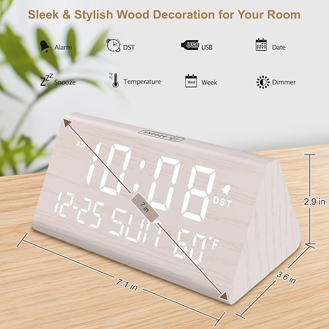 DreamSky Digital Alarm Clock for Bedrooms - Image 7