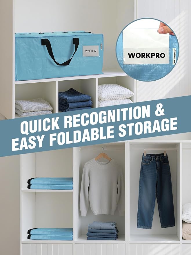 WORKPRO 2 Pack Extra Large Moving Bags - Image 7