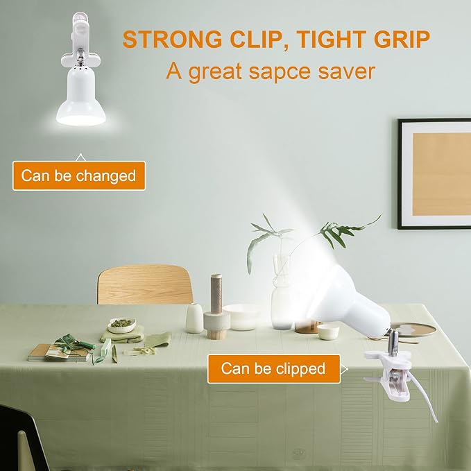 RONG&LAN LED Metal Clip On Light Clip on Lamp - Image 5